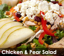 Fezziwig's Cafe-Bakery Kelowna Chicken & Pear Salad